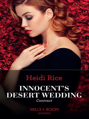 cover image of Innocent's Desert Wedding Contract
